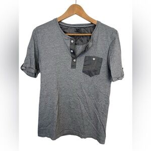 Le 31 Men's Gray Shirt with pocket size small